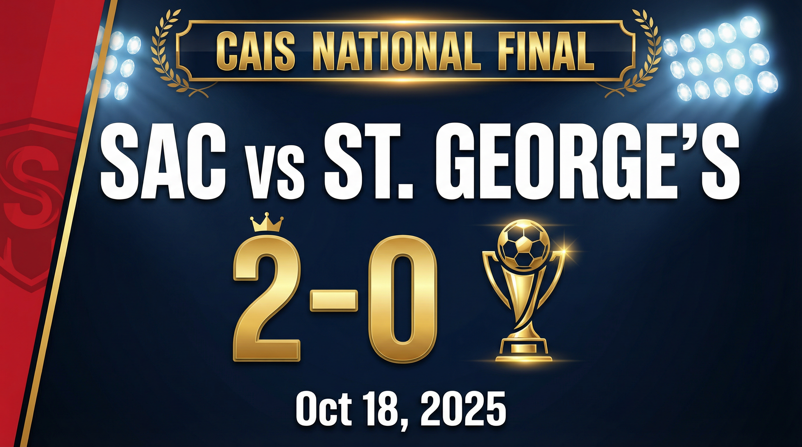 St. George's School (CAIS Final) match